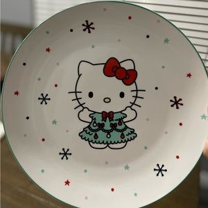 (2) Hello Kitty Christmas Plates